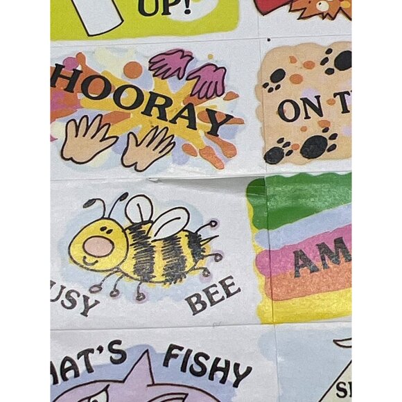 Vintage Troll Absolutely Awesome Stickers Sheet Retro Graphics Classroom - Picture 2 of 3